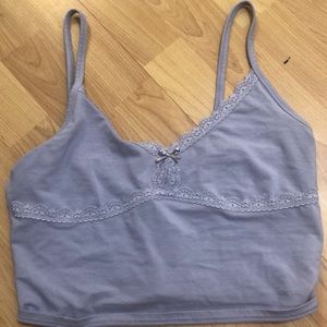 Me to We (PacSun) tank top with lace detail